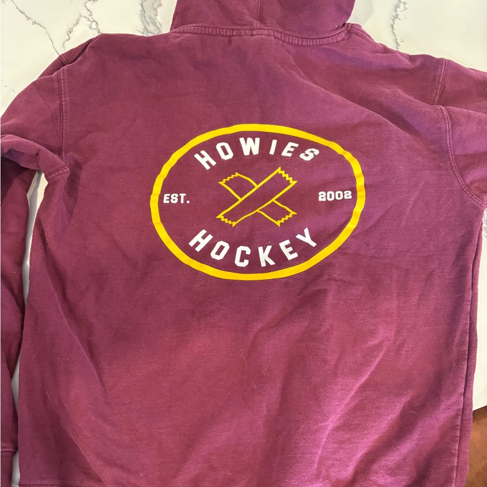 Howies Hockey Maroon Hoodie